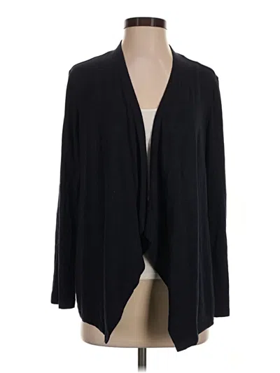 Pre-owned T By Talbots Cardigan Sweater In Black