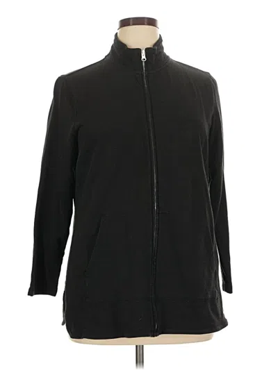 Pre-owned T By Talbots Cardigan Sweater In Black