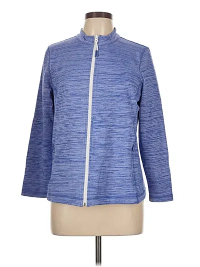 Pre-owned T By Talbots Cardigan Sweater In Blue