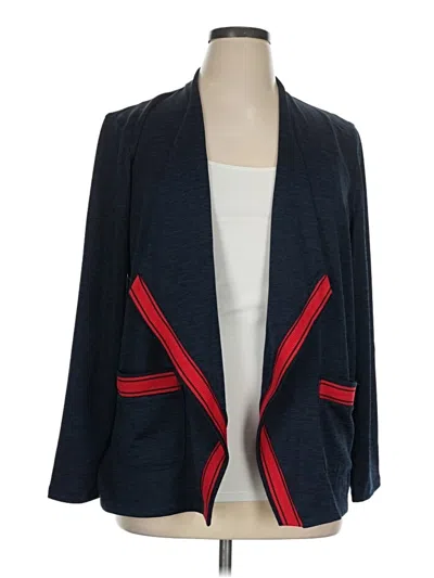 Pre-owned T By Talbots Cardigan Sweater In Blue