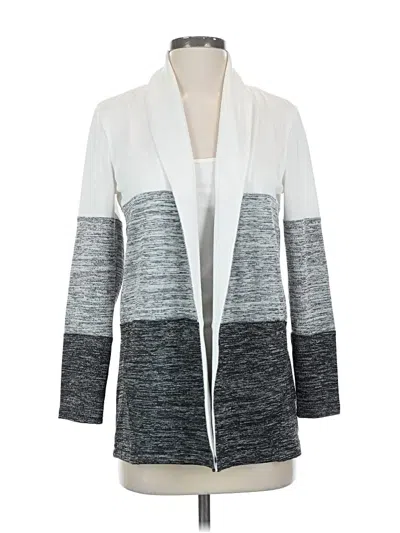 Pre-owned T By Talbots Cardigan Sweater In Gray