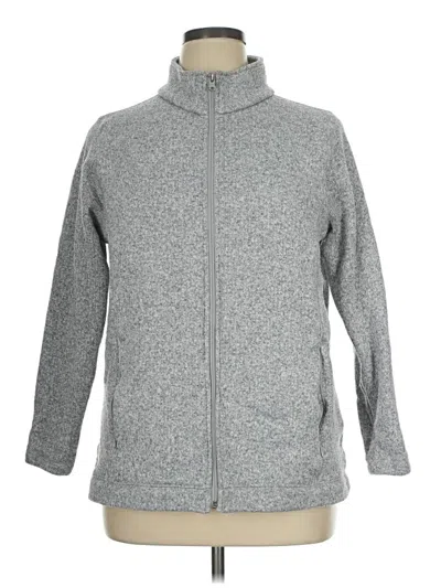 Pre-owned T By Talbots Cardigan Sweater In Gray