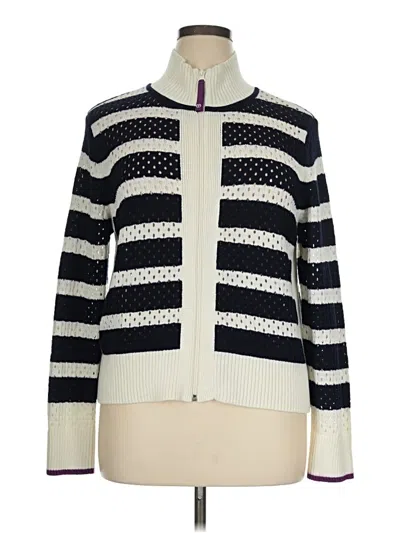 Pre-owned T By Talbots Cardigan Sweater In Ivory