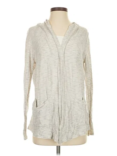 Pre-owned T By Talbots Cardigan Sweater In Silver