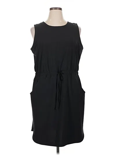 Pre-owned T By Talbots Casual Dress In Black
