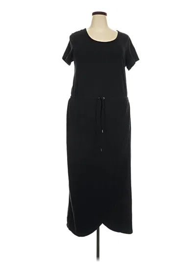 Pre-owned T By Talbots Casual Dress In Black