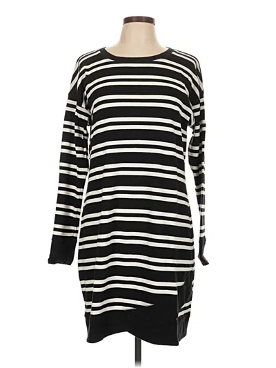 Pre-owned T By Talbots Casual Dress In Black