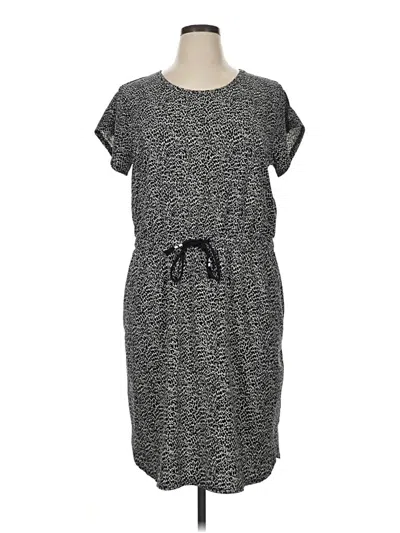 Pre-owned T By Talbots Casual Dress In Black