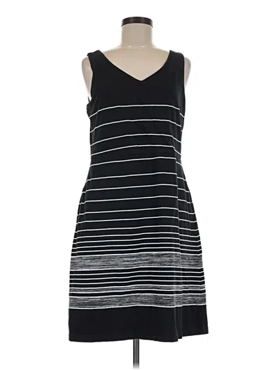 Pre-owned T By Talbots Casual Dress In Black