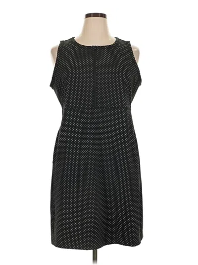 Pre-owned T By Talbots Casual Dress In Black