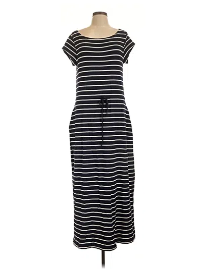 Pre-owned T By Talbots Casual Dress In Black