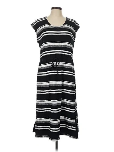 Pre-owned T By Talbots Casual Dress In Black