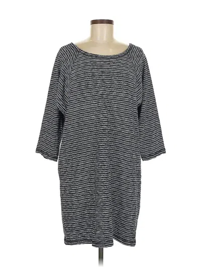 Pre-owned T By Talbots Casual Dress In Blue