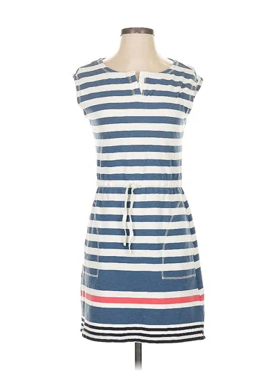 Pre-owned T By Talbots Casual Dress In Blue