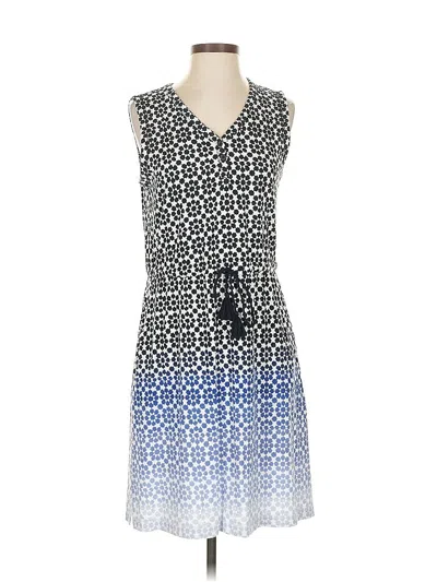 Pre-owned T By Talbots Casual Dress In Blue