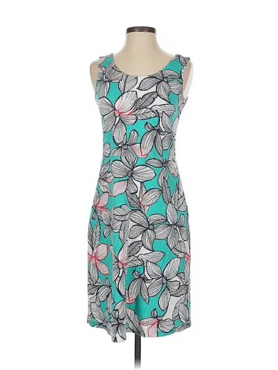 Pre-owned T By Talbots Casual Dress In Blue