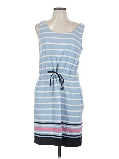 Pre-owned T By Talbots Casual Dress In Blue