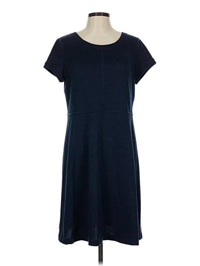 Pre-owned T By Talbots Casual Dress In Blue