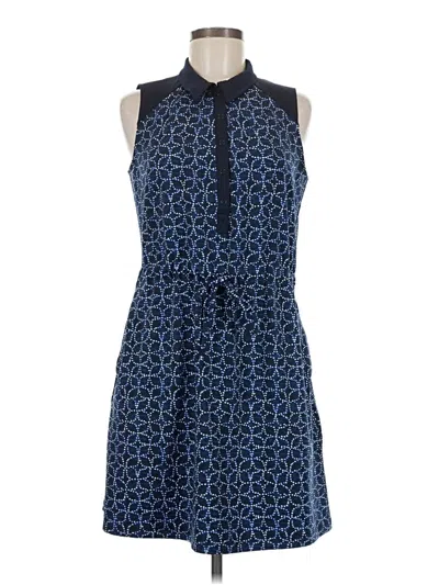 Pre-owned T By Talbots Casual Dress In Blue