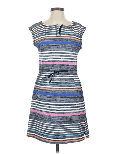 Pre-owned T By Talbots Casual Dress In Blue