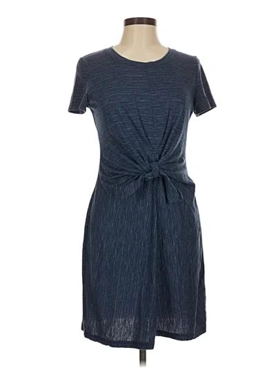 Pre-owned T By Talbots Casual Dress In Blue