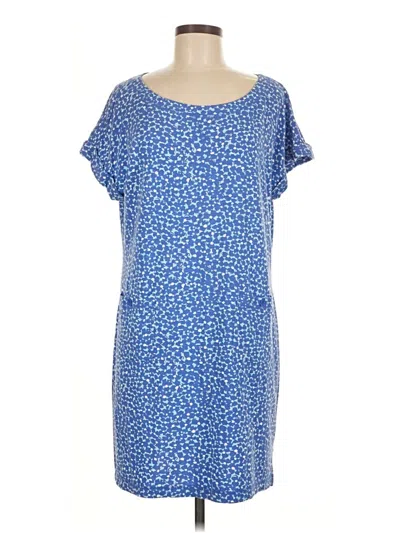 Pre-owned T By Talbots Casual Dress In Blue