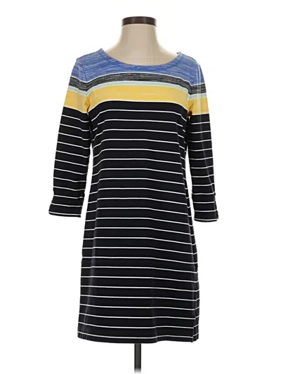 Pre-owned T By Talbots Casual Dress In Blue