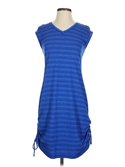 Pre-owned T By Talbots Casual Dress In Blue