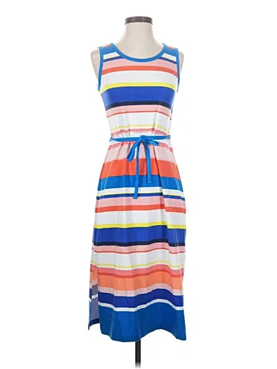 Pre-owned T By Talbots Casual Dress In Blue