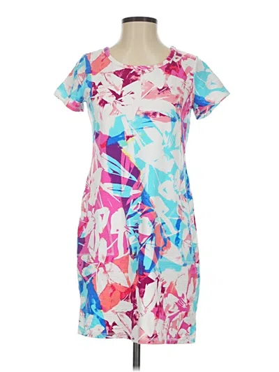 Pre-owned T By Talbots Casual Dress In Blue