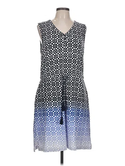 Pre-owned T By Talbots Casual Dress In Blue