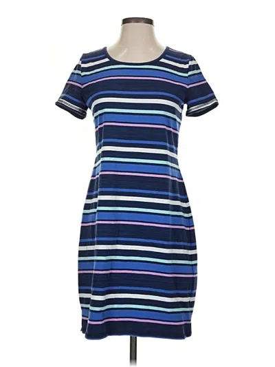 Pre-owned T By Talbots Casual Dress In Blue