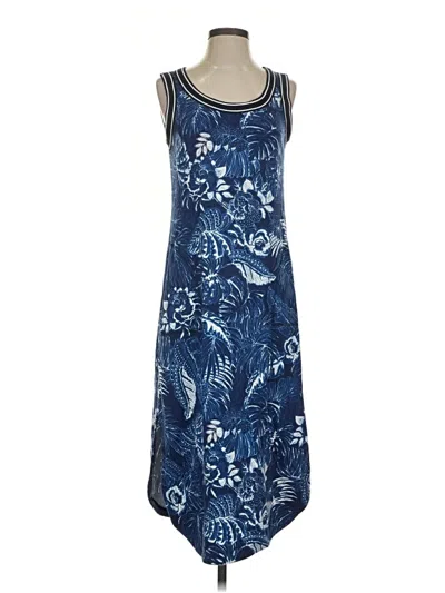 Pre-owned T By Talbots Casual Dress In Blue