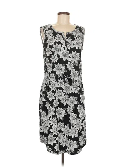 Pre-owned T By Talbots Casual Dress In Gray