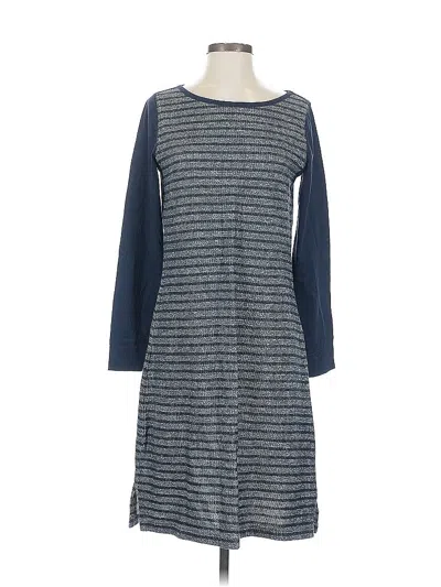 Pre-owned T By Talbots Casual Dress In Gray