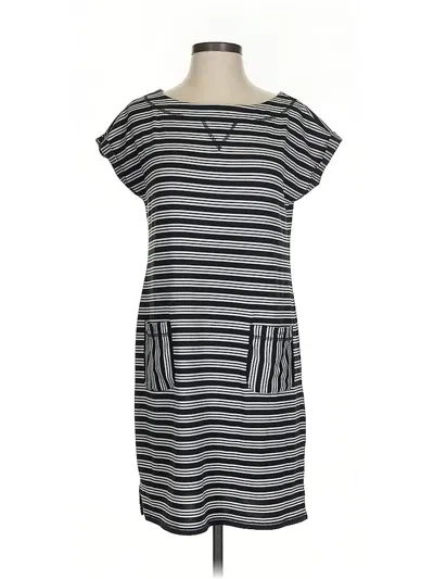 Pre-owned T By Talbots Casual Dress In Gray