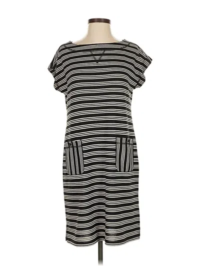 Pre-owned T By Talbots Casual Dress In Gray