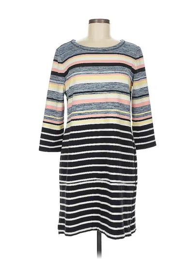 Pre-owned T By Talbots Casual Dress In Gray