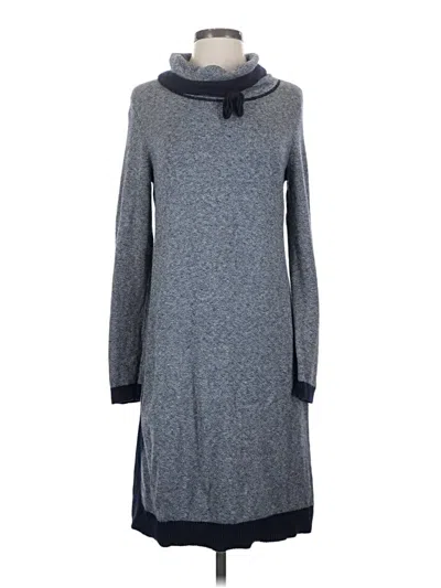 Pre-owned T By Talbots Casual Dress In Gray