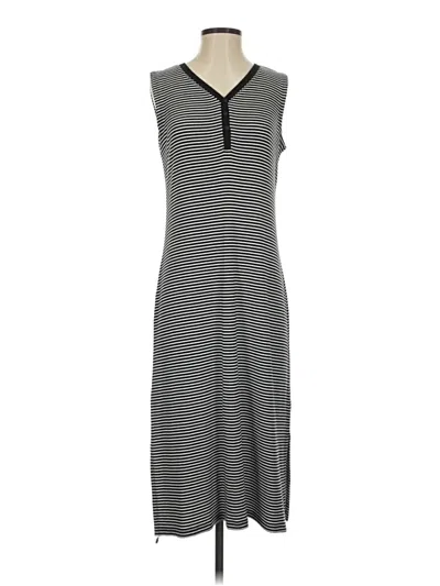 Pre-owned T By Talbots Casual Dress In Gray