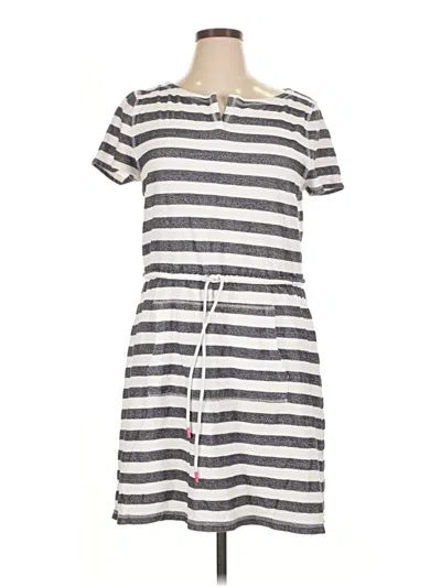 Pre-owned T By Talbots Casual Dress In Gray