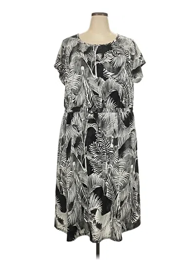 Pre-owned T By Talbots Casual Dress In Gray