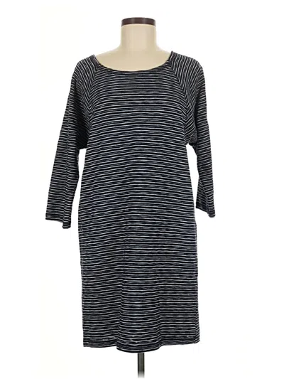 Pre-owned T By Talbots Casual Dress In Gray