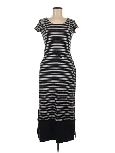 Pre-owned T By Talbots Casual Dress In Gray