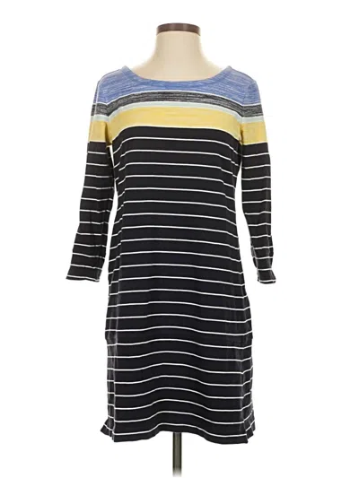 Pre-owned T By Talbots Casual Dress In Gray