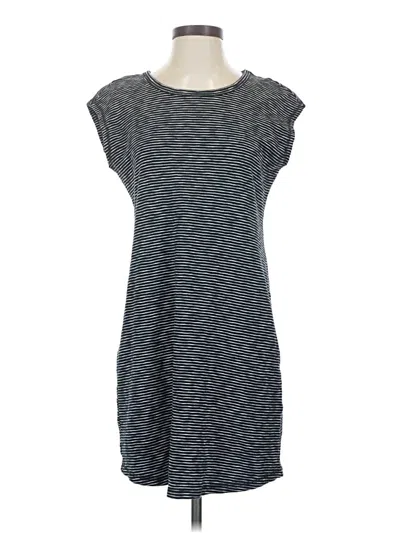 Pre-owned T By Talbots Casual Dress In Gray
