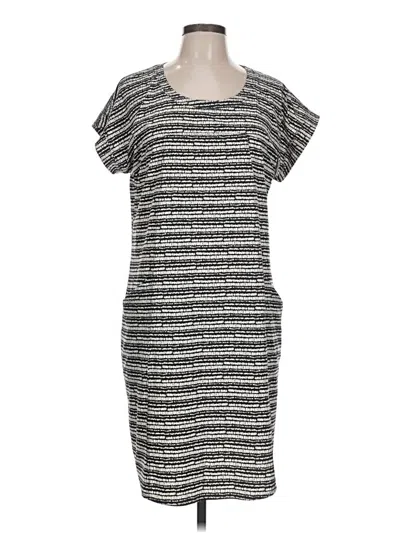 Pre-owned T By Talbots Casual Dress In Gray