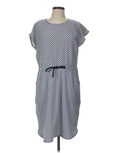 Pre-owned T By Talbots Casual Dress In Gray