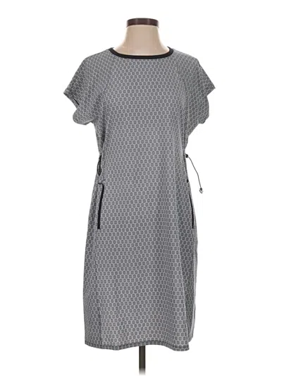 Pre-owned T By Talbots Casual Dress In Gray