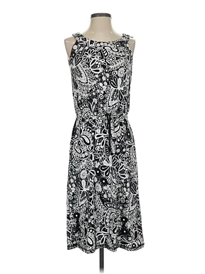 Pre-owned T By Talbots Casual Dress In Gray